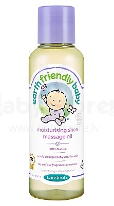 Earth Friendly Baby Shea Массажное масло 125 мл.