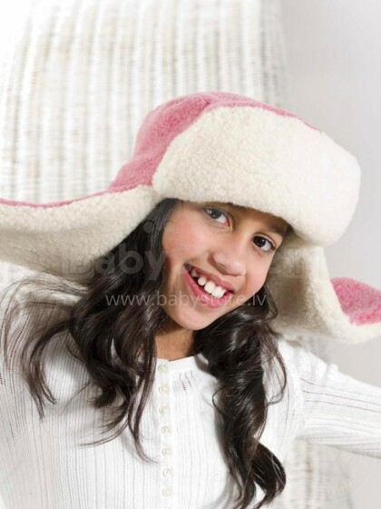 Eco Wool Siberian Junior Wool Art.1351 Детская шапка-ушанка из мерино шерсти  (50-52)