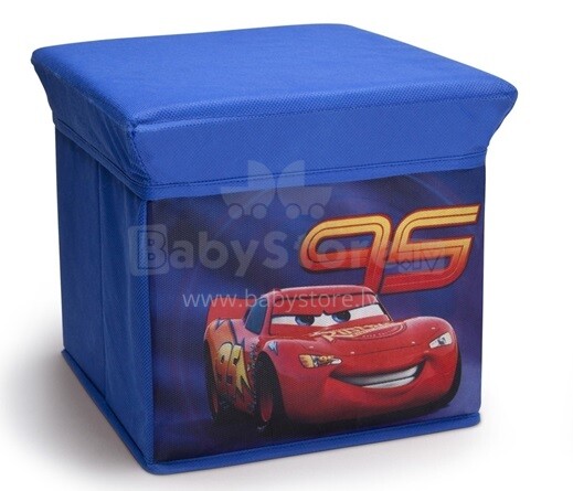 Delta Children Disney Cars Art.TC85852CR Мягкий складной пуф/ящик для игрушек