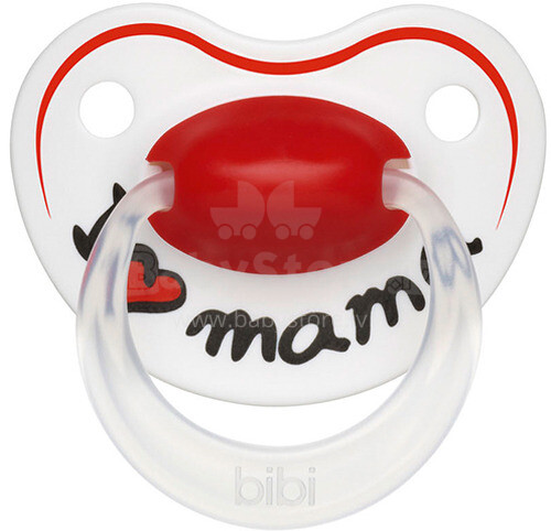Bibi Happines Art.113216 I Love Mama Dental Silikona māneklītis 6-16 mēn.