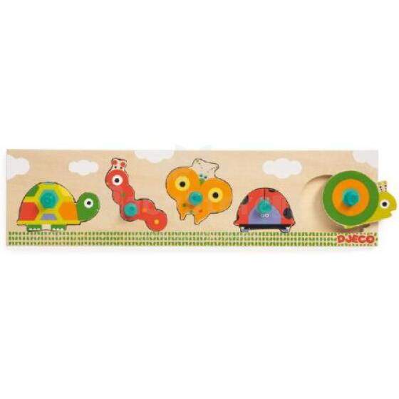 DJECO Wooden Puzzles Garden'n'co DJ01112