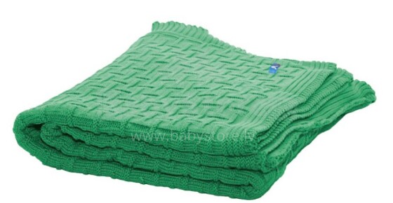 „Wallaboo Eden Lily Green“ gaminys. WBE.0214.4705 Vaikiškos antklodės iš ekologiškos medvilnės, 70x90 cm
