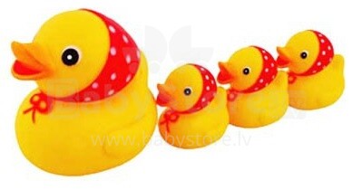 I-Toys Art.Z-695  Rotaļlieta vannai Ducky pīle ar mazuliem