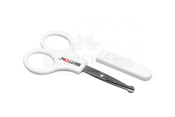 Britton Baby Scissors with Cover Art.B1814
