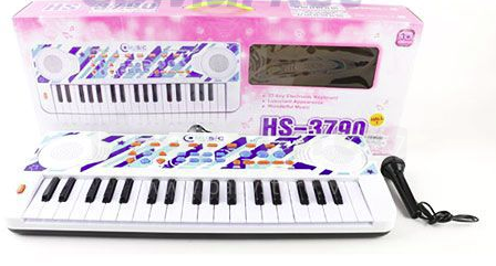 Elektrinė klaviatūra. HS-3711 kūdikių sintezatorius