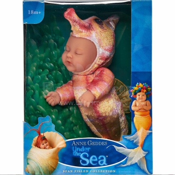 Anne Geddes Art. 579160 lėlė - kūdikis jūrų arkliukas (20 cm)