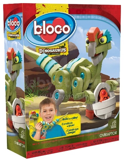 Bloco Art.BC-13003 Мягкий конструктор Динозавр ,60 дет.
