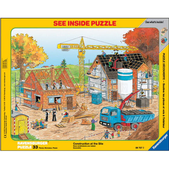 Ravensburger Art.06757 Construction At The Site Puzzle