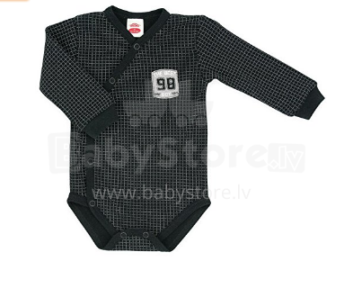 „Makoma Art.03129“ juodi kūdikių bodžiai ilgomis rankovėmis