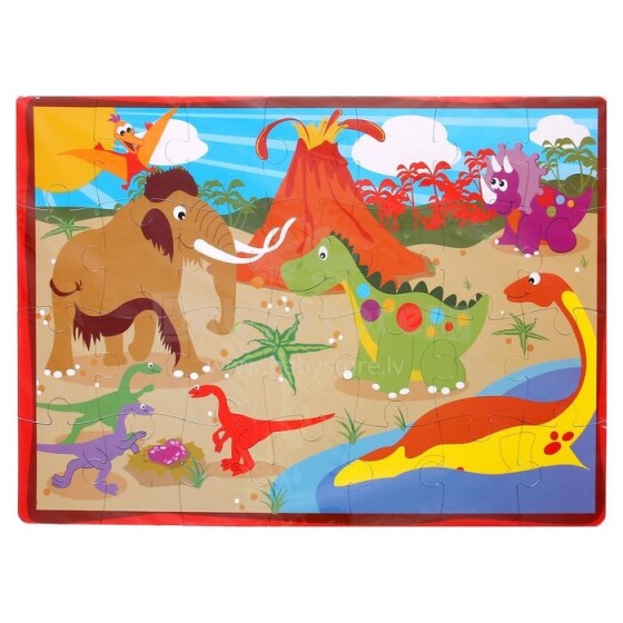 Умка Baby Puzzle Art.89317 Bērnu puzzle-paklājiņš Dinozauri