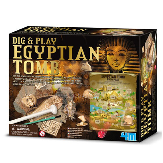 4M Egyptian Tomb Art.00-05925 Atrociet un spēlējiet. Ēģipte