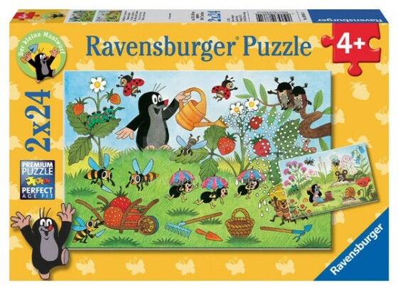 Ravensburger Puzzle Art.08861 комплект пазлов Крот  2х24 шт.