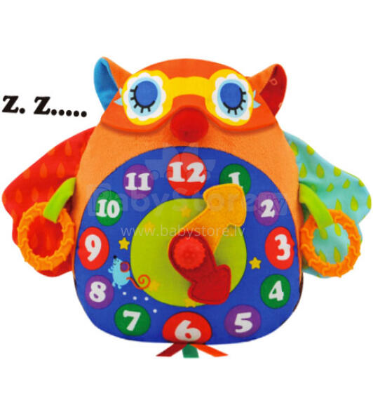 K's Kids Day N Night Owl Clock Art.KA10662