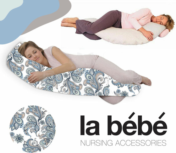 „La Bebe ™“ nėščiųjų pagalvių užvalkalas, 33303 „Eastern Mod“ papildomas pasagos dangtis 36 * 185 cm