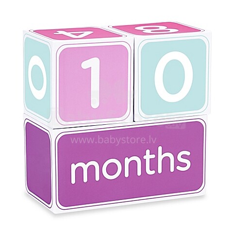 Pearhead Milestone Block Set  Art.60041 Кубики от 1 до 12 месяцев