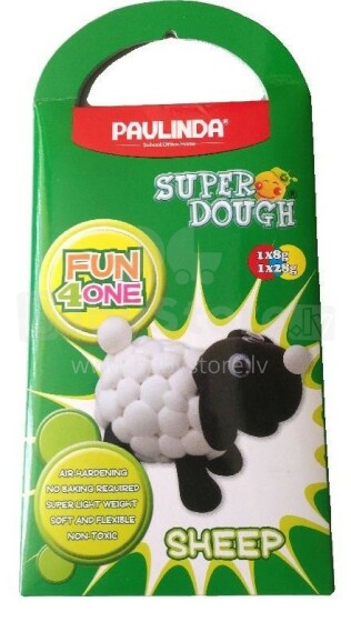 Paulinda Super Dough Fun4one  Art.1564 Īpaši viegls un patīkams plastilīns