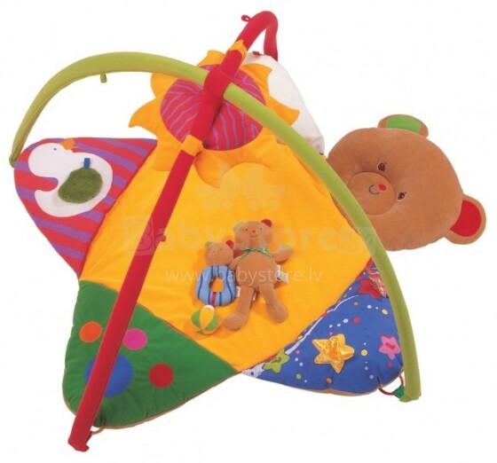 „K's Kids Bear Playgym“ prekės ženklas KA10256 „Bear 3 in 1“ vystomasis kilimėlis