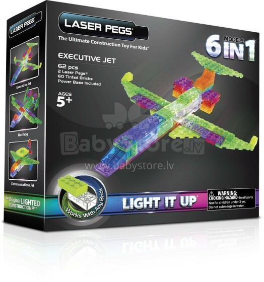 Laserpegs 6 in 1 Executive Jet   Art.ZD140B