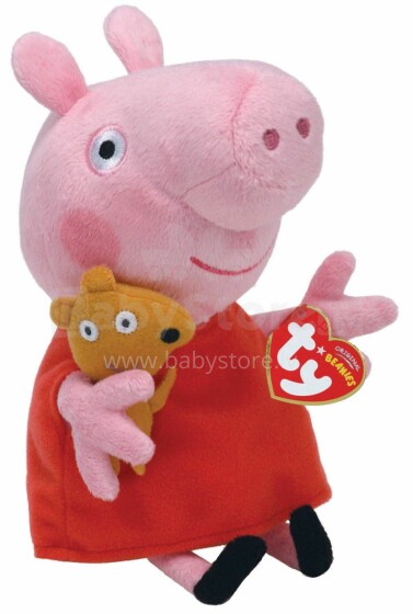 TY Peppa Pig Art.TY46128 Aukštos kokybės minkštas pliušinis žaislas