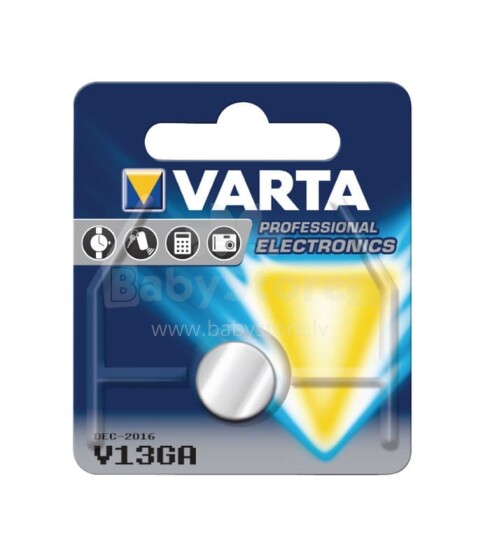 Varta V13GA - LR44 Electronics Alkaline baterija 1.5 V BL1 ( 1 gab.)