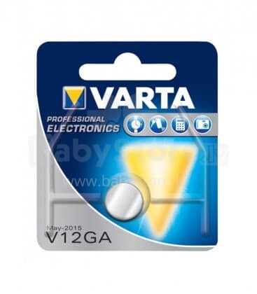 Varta V12GA - LR43 Electronics Alkaline baterija 1.5 V BL1 ( 1 gab.)