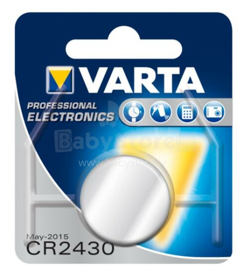 Varta CR2430 - Electronics Litiyum baterija 3 V (1 gab.)