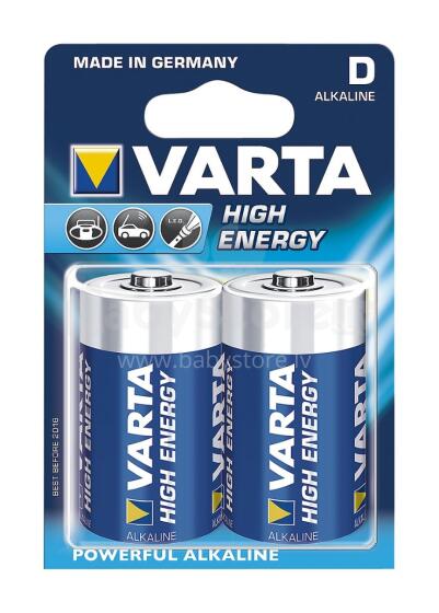 Varta 4920/2 D High Energy SPO Alkaline baterija 1.5V