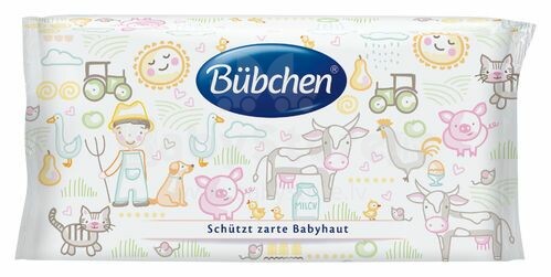 Bubchen Sensitive Art. TB89 Влажные салфетки для малышей 52 шт