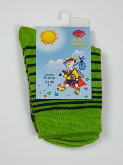 Weri Spezials Art.90379 Bērnu kokvilnas zeķītes 