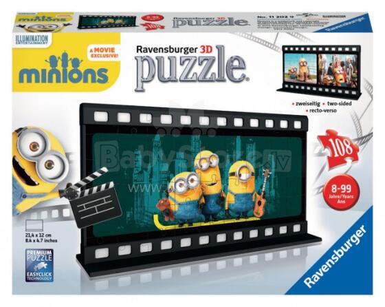 Ravensburger Art. 12161 3D Puzzle 3D Minions