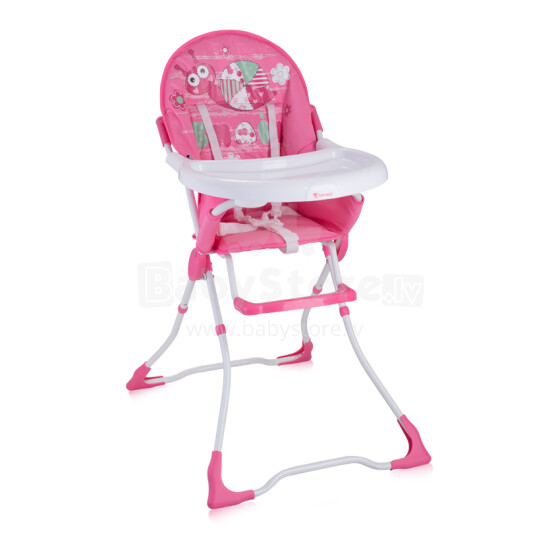 „Lorelli & Bertoni“ saldainių rožinė sraigė Art. 010021 Aukšta kėdė