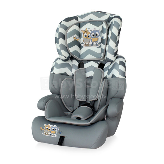 Lorelli Junior Plus Grey Owls Art.1007083  autokrēsls  (9-36 kg)