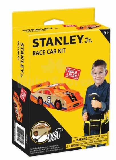 Stanley Race Car Art.OK002-SY  koka amatniecības komplekts