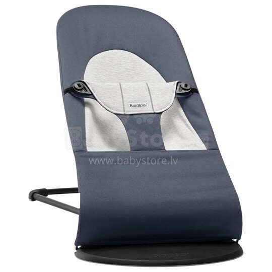 Babybjorn Babysitter Balance Fog Blue / Grey Art.005091 Aukštos kokybės, ergonomiška kūdikio supamoji kėdė
