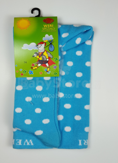 Weri Spezials Art.91140 kids cotton tights 56-160 sizes
