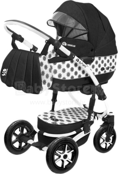 „Babyactive Shell Eko Col.20“ vežimėliai - modernūs daugiafunkciniai vežimėliai 2 viename