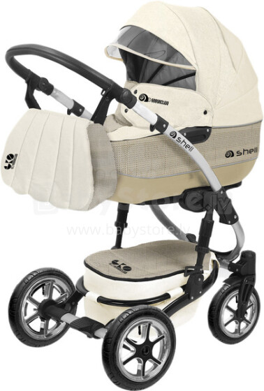 „Babyactive Shell Eco Col.23“ vežimėliai - modernūs daugiafunkciniai vežimėliai 2 viename