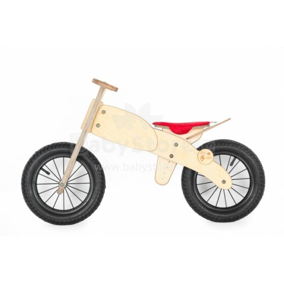 Medinis motoroleris „Dip & Dap Art.MS-02 Red“ vaikams (dviratis)