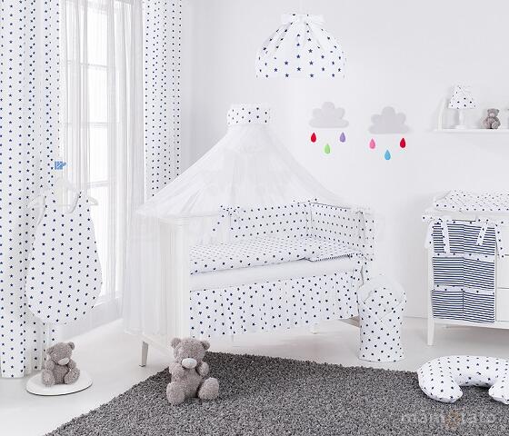 Mamo Tato Col. White&Blue Stars 60/90x120
