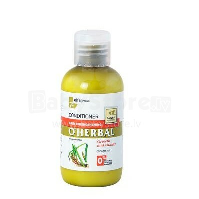 O'HERBAL Art.21902148 Kondicionierius-kondicionierius plaukams stiprinti su kalio šaknų ekstraktu, 75 ml