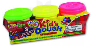 Kid's Dough Art.11048  Пластилин с отпечатками, (3 x 140гр.)
