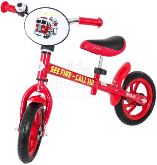 Elgrom Tomabike Red Art.14100  Детский велосипед - бегунок с металлической рамой   12''