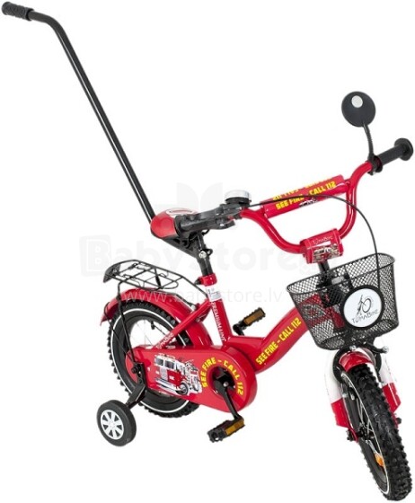 „Elgrom Tomabike 12 BMX Car Speed Red Art.0396“ vaikiškas dviratis (dviratis)