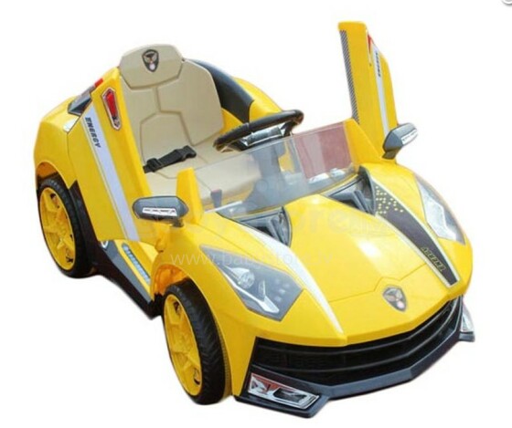 Elgrom Yellow Art.8188  Детский электромобиль с радиоуправлением (пластмассовые колеса)