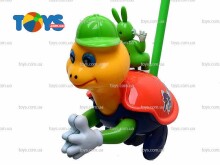Play Smart Art.294264 Bērnu stumjamā rotaļlieta uz kociņa ar skaņas efektiem Bruņurupucis