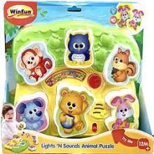 WinFun Art. 0771 Light N Sounds Animal Puzzle