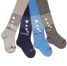 Weri Spezials Art.100978 Blue Kids cotton tights 56-160 sizes