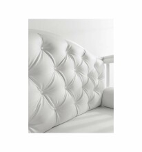 Erbesi Soft White Art.100994 Эксклюзивная детская кроватка с кристаллами Swarovski