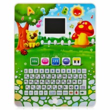 Žaiskite „Smart Art.294296“ vaikų edukacinę kompiuterinę planšetę (anglų-rusų) su spalvotu ekranu
