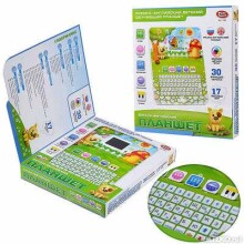 Play Smart Art.294296 Детский обучающий русско-английский планшет (30 функций обучения)  с мультицветным экраном.